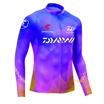 

Daiwa Fishing DAIWA Fishing Shirts Outdoor Sport Long Sleeve Breathable Hiking Cycling Fishing Clothes Quick Dry Fishing Clothes