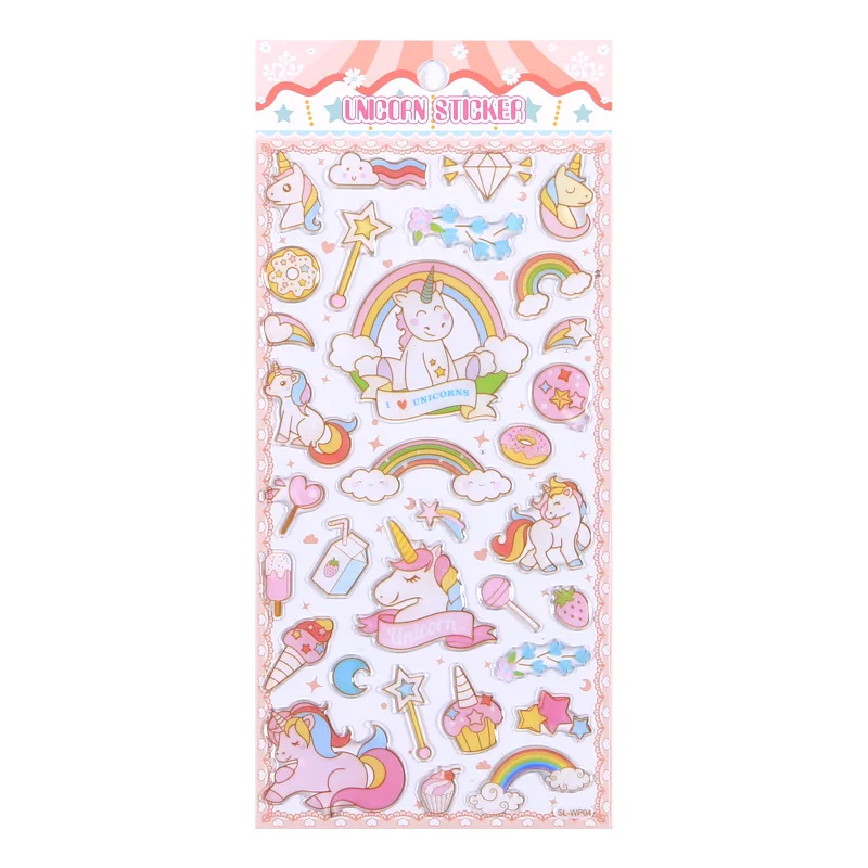 1 компл./лот Kawaii канцелярские наклейки Единорог девушка сердце декоративные мобильные наклейки Скрапбукинг DIY японские ремесленные наклейки
