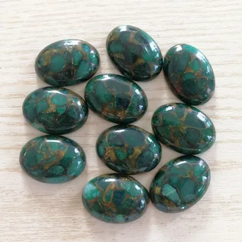 

New natural onyx Oval CAB CABOCHON Fashion green stone beads for jewelry making 18x25mm wholesale 20pcs/lot free shipping