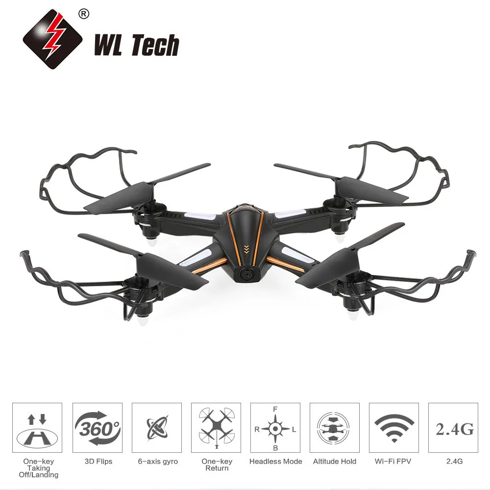 Wltoys Q616 Wi-Fi FPV 0.3MP Дрон с камерой селфи Дрон высота удержания RC Квадрокоптер RTF пульт дистанционного управления вертолет игрушки