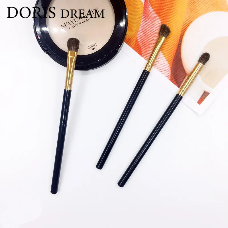 

3pcs New Black Eye Shadow Makeup Brushes Set Soft Hair Enhanced Eye Set Eyeshaow brush Eyeliner Makeup Brush Kits Comestic Tools