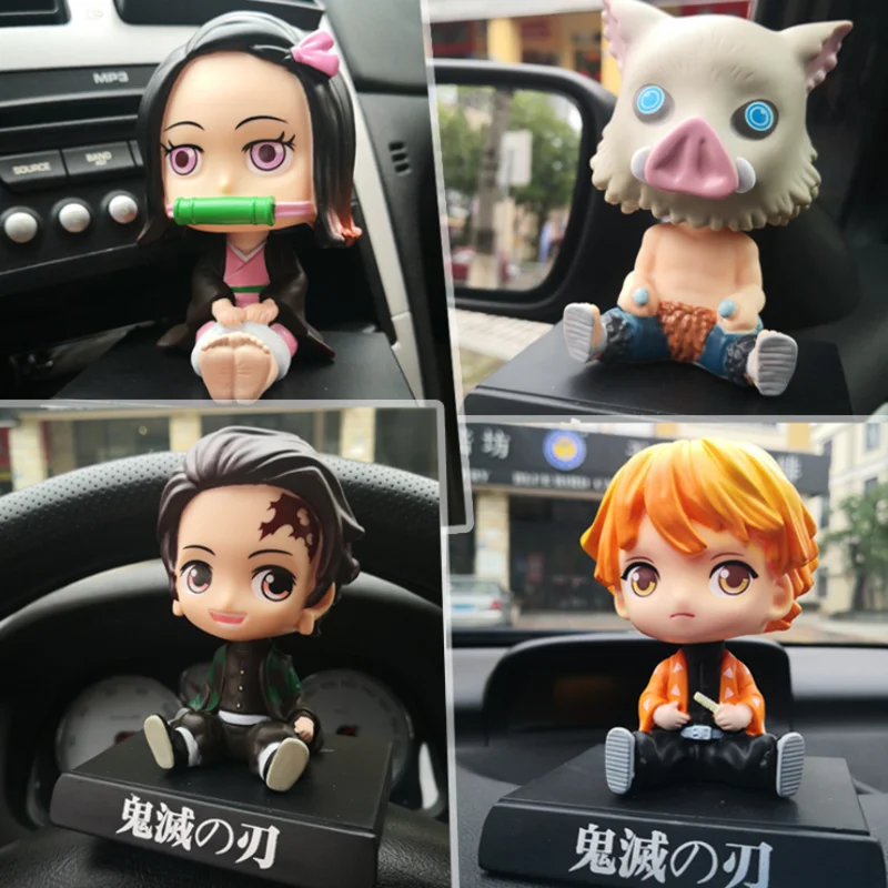 Anime One Piece Luffy Straw Hat Action Figures Car Decoration Bobble Head  Dolls PVC Figure Model Toys Car Decor Phone Holder | Wish
