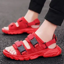 Г., мужские и женские сандалии стильные тапочки в Корейском стиле Нескользящие сандалии для пар Вьетнамки крутая модная обувь