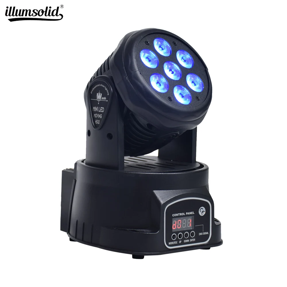 

RGBW 4in1 LED Moving Head Light DJ Stage Disco Light Stage Equip mini 7*12w moving head