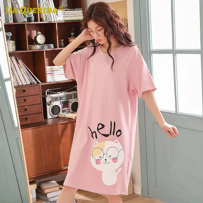 Clothes Kawaii Sleep Wear Loose Weight 
