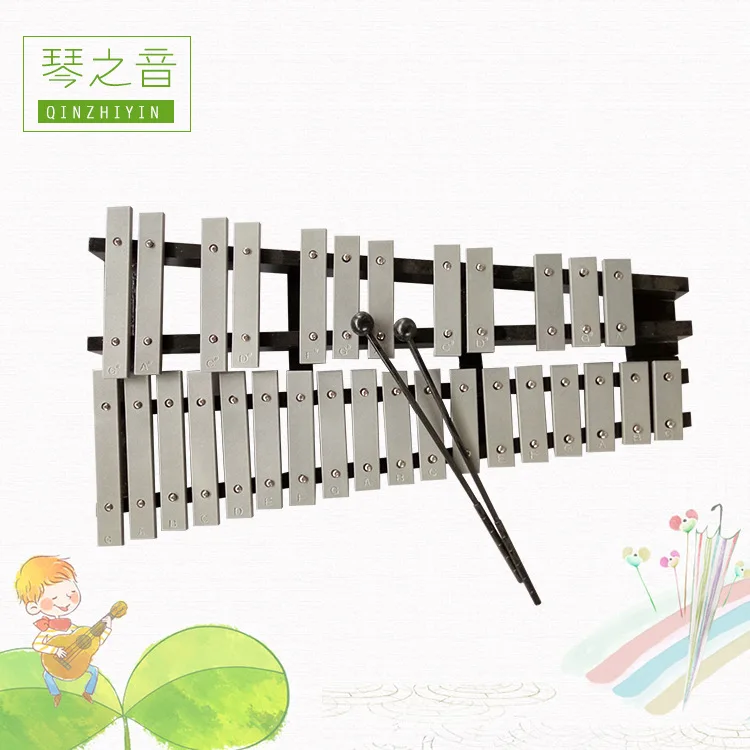 

30 Sound Dulcimer Early Education Dulcimer Percussion Instrument 30 Sound Aluminum Piano Thirty Music Instrument