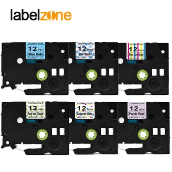 

Multicolor 12mm Tze Label Tape Compatible Brother P-touch Label Printers Tze231 Tze-231 Tze PT Label Ribbon Cassette Tze 231