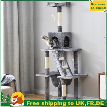 

Fast Domestic Delivery Large Cat Kitten Tree Cat Play Tower House Cat Scratcher Activity Centres Scratching Post Ladders Condo