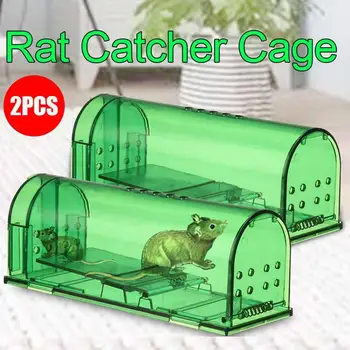 

2pcs/set Plastic Mice Mousetrap Pest Reject Flooding Rodent Rat Cage Clamp Pest Repeller Ant Mouse Trap Rat Trap For Home