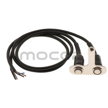 

12V Racing Motorcycle Dual Button ON OFF Switch Headlight Aluminum Alloy Waterproof Handlebar Mount