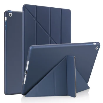 

Case For iPad Mini 4 Mini 3 2 1 Mini 5 2019 Case PU Leather Transformers Smart Cover for iPad Case mini 7.9" /Silicone Soft Back