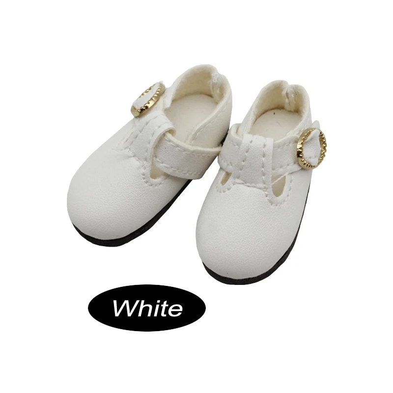 Doll Shoes 4.5*2cm BJD Doll Accessories Shoes Candy Color For 27-30cm 1/6 BJD YOSD MYOU doll Fashion Leather Shoes Toy