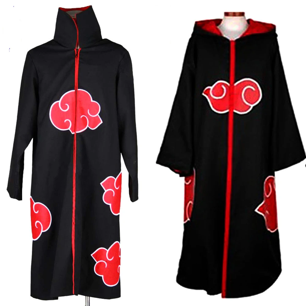 Костюмы для косплея Akatsuki пальто аниме мантия Deidara красный халат с узором в виде