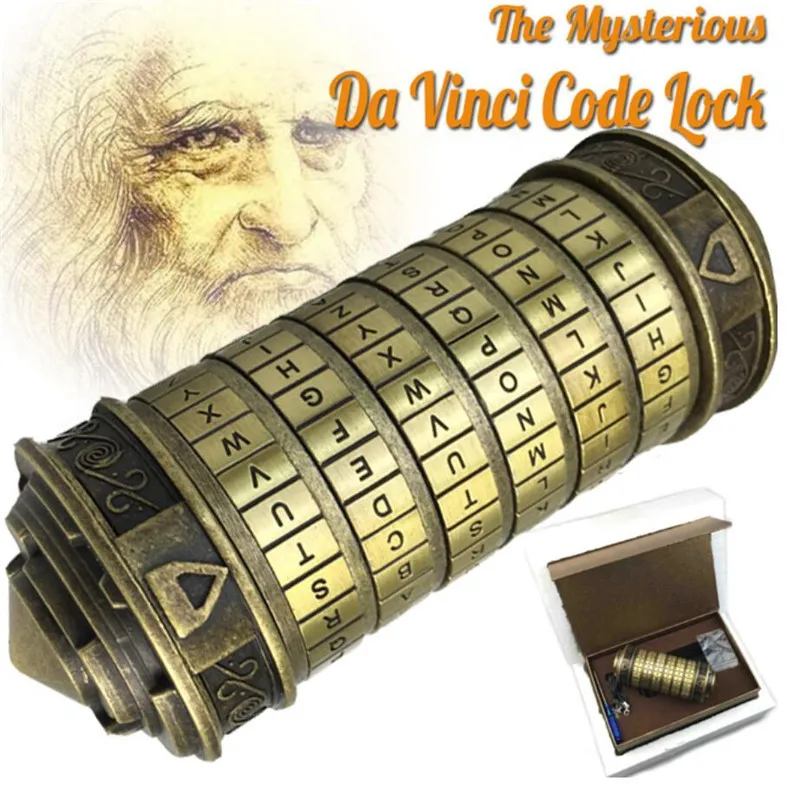 

Educational Toys Metal Cryptex Locks Gift Ideas Da Vinci Code Lock To Marry Lover Escape Chamber Props Get 2 Free Rings