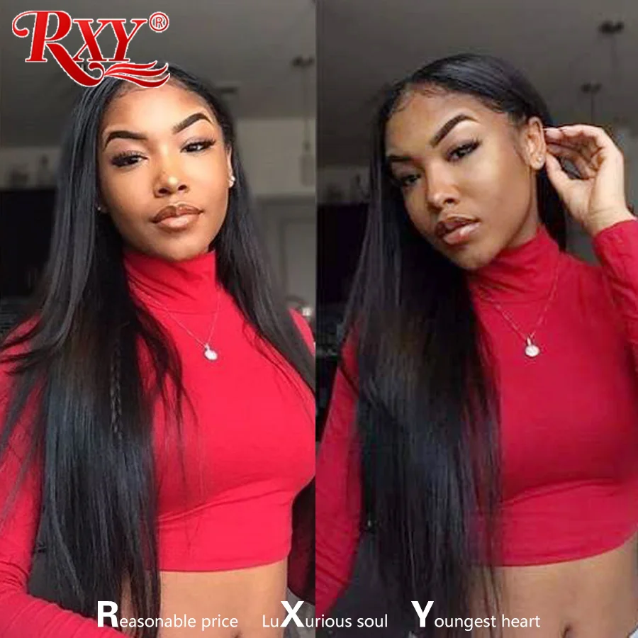 Special Price Wig Human-Hair-Wigs Lace Closure Lace-Frontal Hair-250-Density Pre-Plucked RXY Straight NjVBJb7l