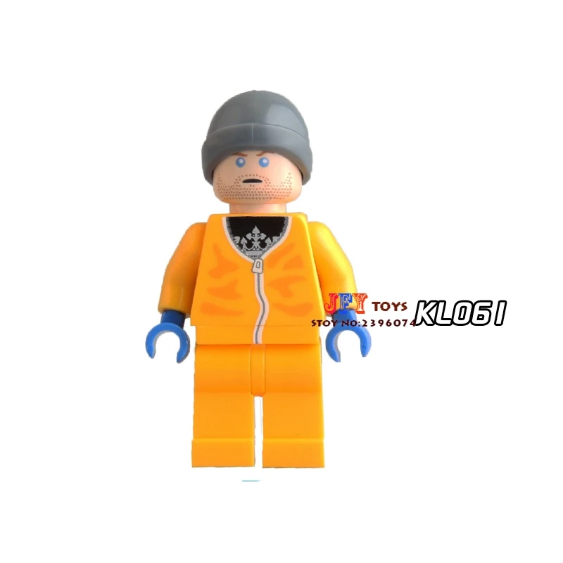 50 шт., Badger Jesse Pinkman Хэнк шрэдер Сол Гудман, строительные блоки, наборы для друзей, игрушки для мальчиков - Цвет: KL061
