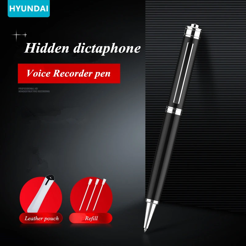 Hyundai K605 Диктофон профессиональный цифровой диктофон письменная ручка tascam Denoise дальний скрытый регистратор