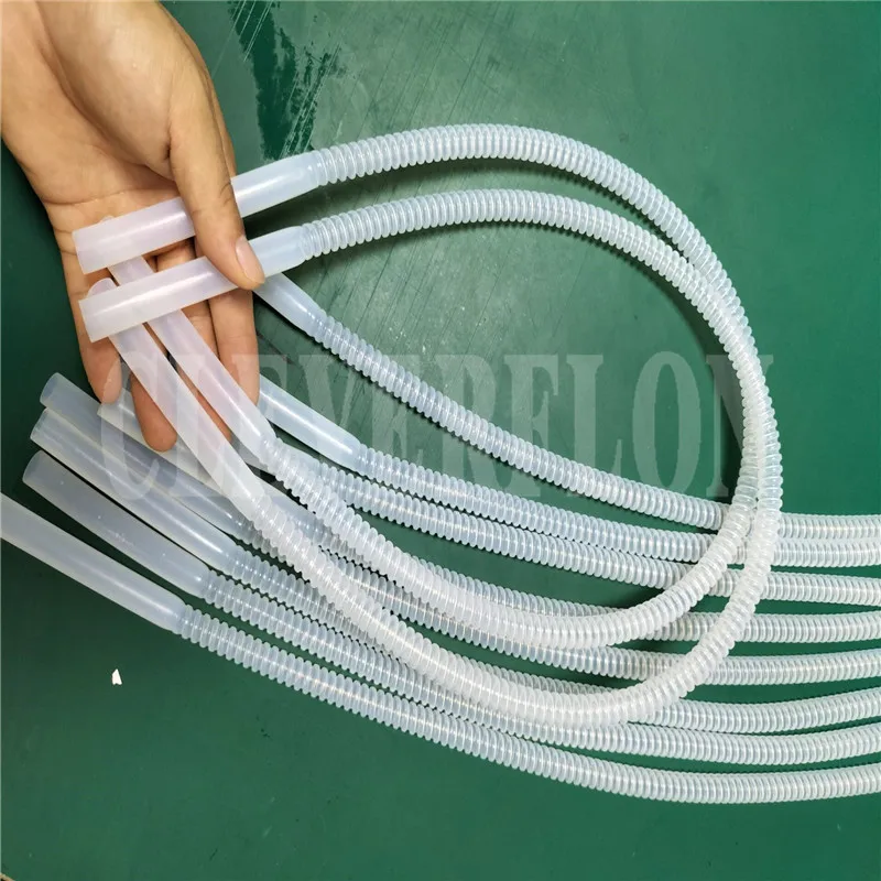 투명 PTFE 주름관, 1 계량기 길이