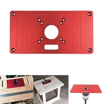 

Aluminum Router Table Insert Table Plate For Woodworking Benches Router Table Plate For RT0700C universal