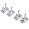 4Pcs 1:12 Dollhouse Miniature Clothes Coat Hook Rack Metal Wall Hanger Dollhouse Bathroom Accessories 6