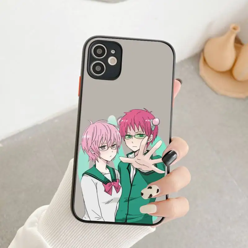 Japanese anime the disastrous life of saiki k Phone Case for iPhone 7 8 Plus X XR XS 11 12 pro MAX Translucent Matte Shockproof Japanese anime the disastrous life of saiki k Phone Case for iPhone 7 8 Plus X XR XS 11 12 pro MAX Translucent Matte Shockproof