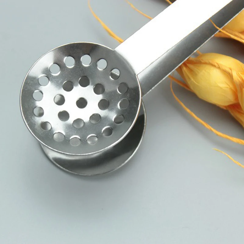 Practical Boutique Stainless Steel Tea Tongs Tea Bag Squeezer Strainer Holder Grip Spoon Mini Sugar Clip Kitchen Bar Tools