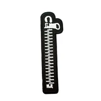 Shop Online for Cute Embroidered Patch Iron on Sewing Applique Zipper (Size: 3.0X11cm) - Perfect for Fabric Clothes, Shoes, and Bag Decoration - Image 6