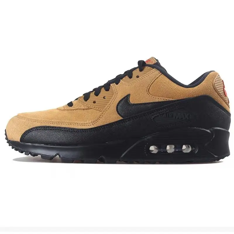 И аутентичный с NIKE AIR MAX 90 ESSENTIAL Для мужчин, кроссовки для бега на открытом воздухе, дышащие кроссовки Цвет в комплекте - Цвет: AJ1285-700