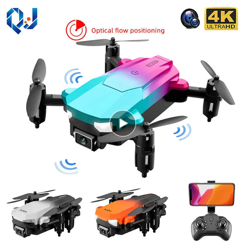 Новинка 2021 миниатюрный Дрон KK9 4K HD с двойной камерой удержание высоты Wi-Fi FPV