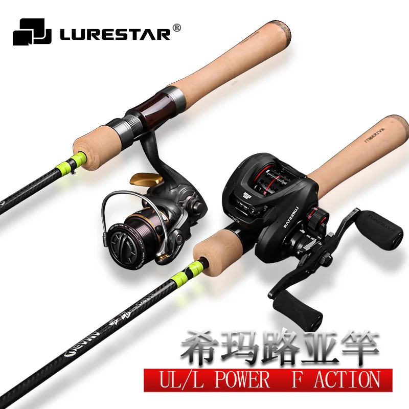 Lure Rod 1.35/1.45/1.6/1.7m Ul/l Power Carbon Fishing-rod Spinning