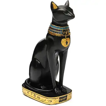 

Egyptian Cat resin craft vintage home decor Modern Vintage Baster goddess god pharaoh figurine statue for table ornaments Gift