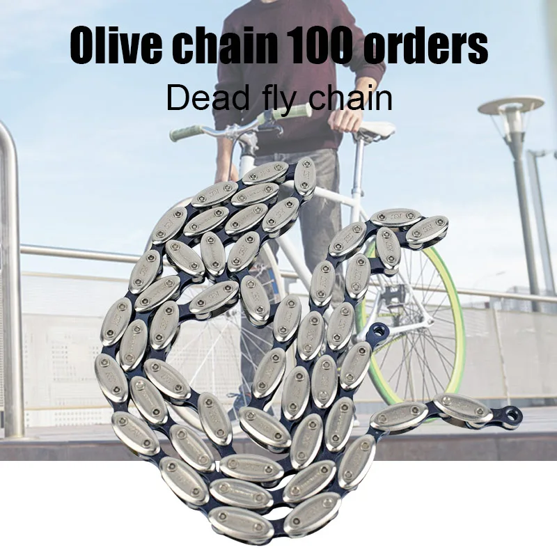 Fixed Gear Single Speeds Olive Chain Mountain Bike Road Bicycle Chain