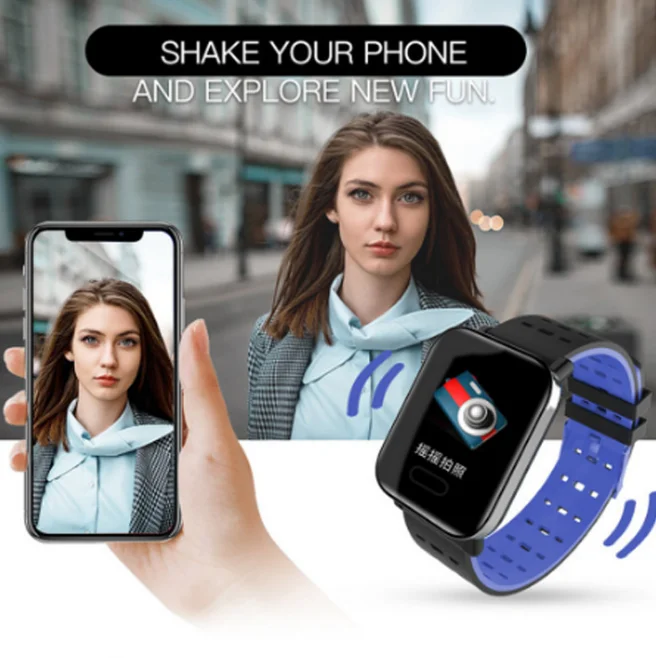 A6 Smart Band reloj inteligente pulsometro Watch Fitness Tracker Smart Bracelet IP67 Waterproof Wristband Men Smart Watch