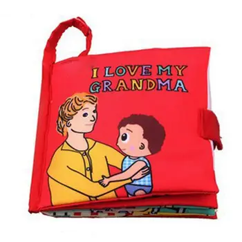 

Jollybaby Baby Soft Cloth Books Peek A Boo Activity Crinkle Cover Book Educational Infant bebe Toys for Children 0-12 month Gift