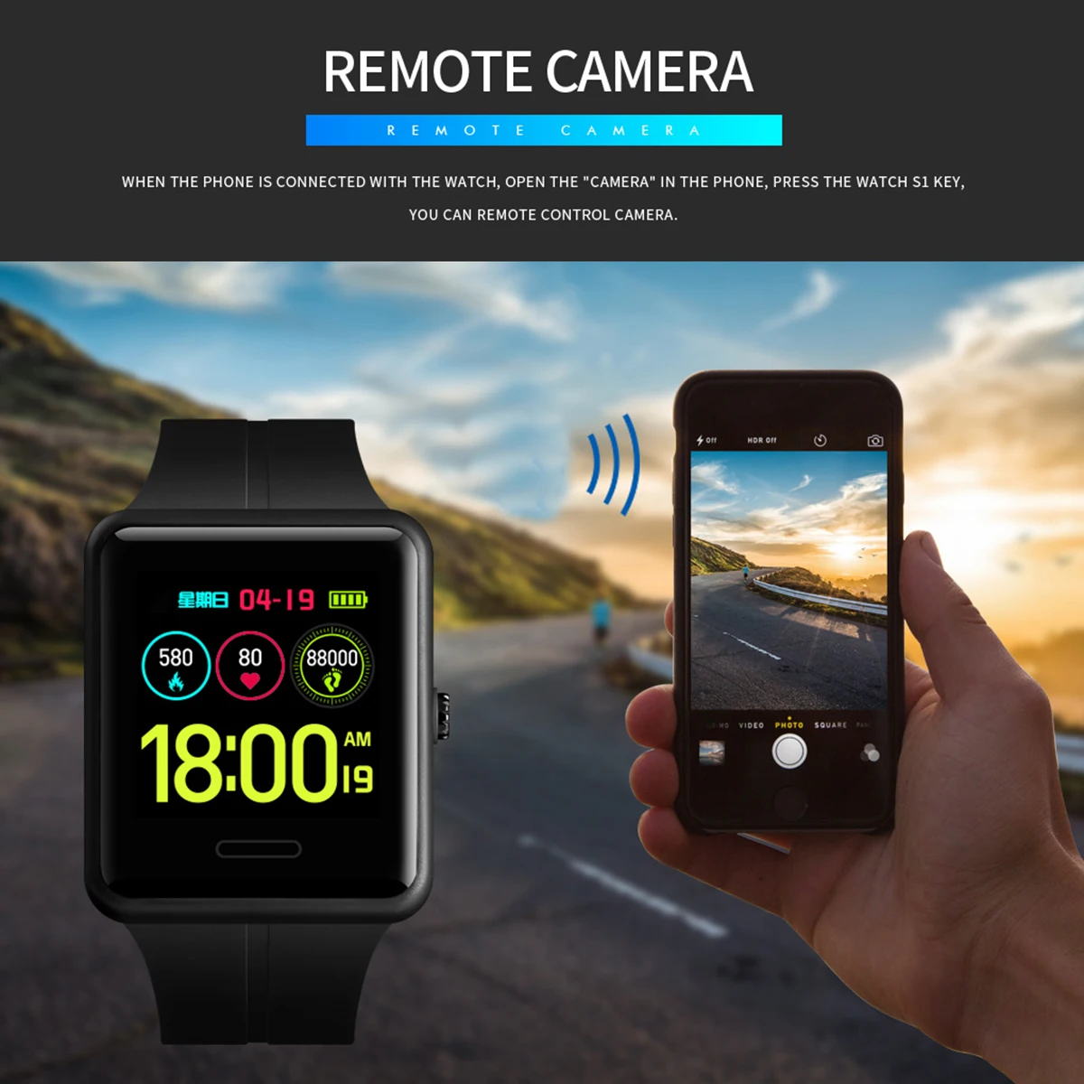 

Waterproof Bluetooth Smart Watch Fitness Tracker Heart Rate Blood Pressure Monitor Smart Bracelet Sleep Monitor Sports Bracelet