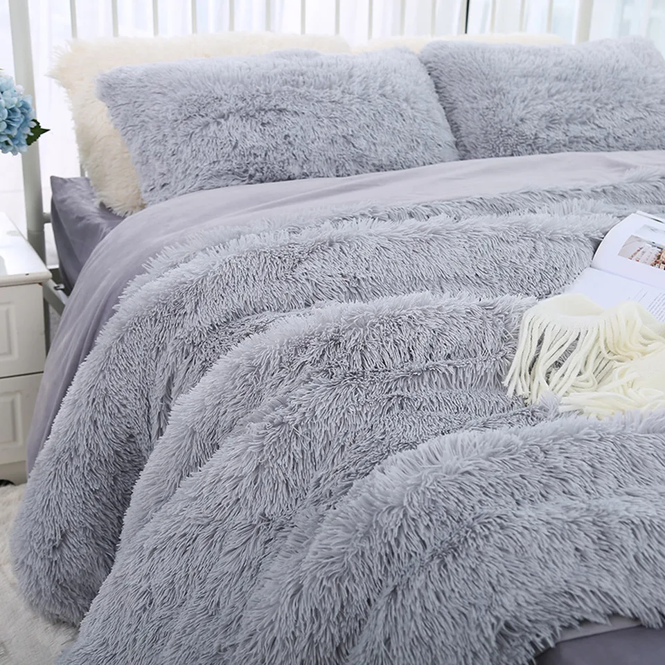 faux fur bedding comforter