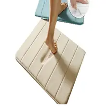 Уплотненный вертикальный коврик для ванной в полоску с эффектом памяти для гостиной коврик для ванной комнаты