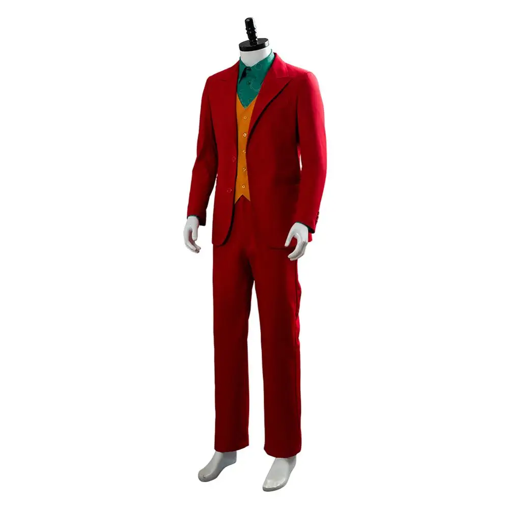 Маскарадный костюм Джокера Артура флека; карнавальные костюмы на Хэллоуин; костюм Бэтмена Джокера; костюм для косплея; красный полный костюм