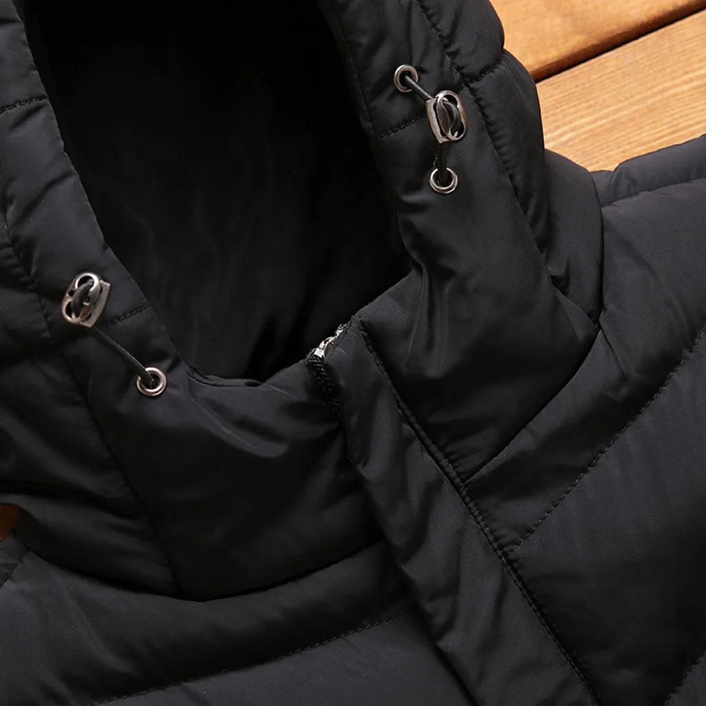 Модное зимнее пальто с капюшоном для мужчин, Толстая Теплая мужская зимняя куртка, ветрозащитная куртка для отца, куртка с капюшоном для мужчин, Casaco Masculino