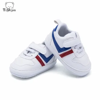 

Triursus Baby Shoes Girls Boys Toddler Sneakers Cheap Price Newborn Prewalker Soft Sole Baby PU Leather Shoes For 0 - 18 Months