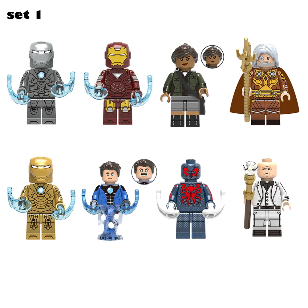 Super Heroes Set Sale Building Block Big and Small Size Figures Combo IRON MAN Bricks Toys 3