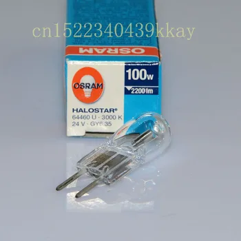 

OSRAM 64460U 24V100W halogen lamp Osram64460 u 24v 100w GY6.35 surgical shadowless light Optical instrument bulb