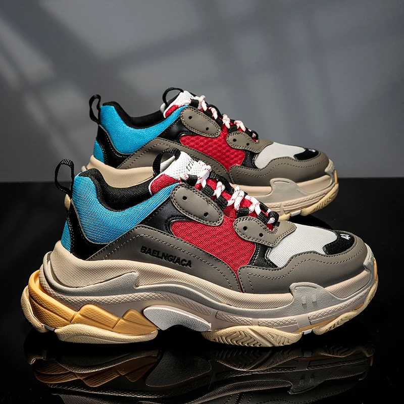

Original 2021 Men Triple S Running Shoes Fashion Luxury Designer Trainer Chunky White Chaussures Women Walking Sneaker Shoes
