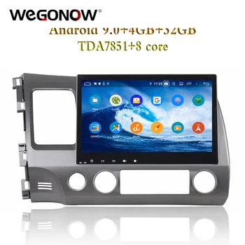 

2 din 10.1" HD Android 9.0 For Honda CIVIC 2006-2011 4GB RAM 8 Core 32G ROM Car DVD Player GPS Glonass map RDS Radio wifi BT 4.2