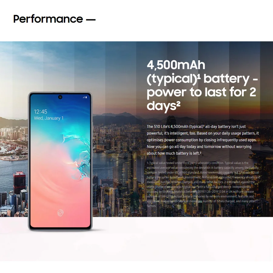 Глобальная версия Samsung Galaxy S10 Lite G770F DS мобильный телефон 6 7 &quot8 Гб оперативной