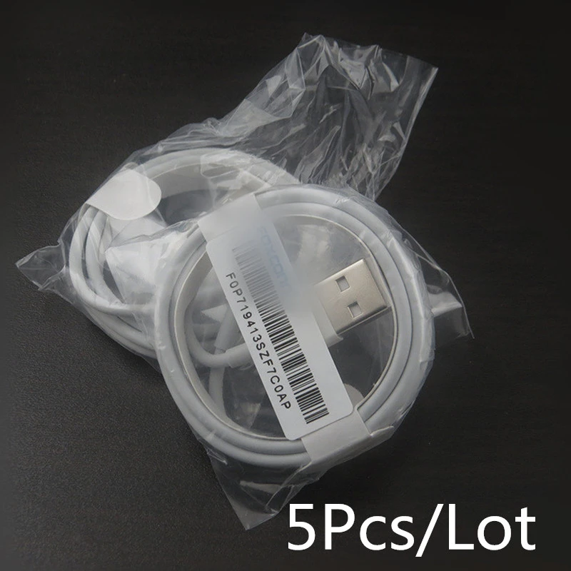 5pcs For Apple iphone 6 6s 7 8 Plus 5s SE 2020 8Pin foxcon USB data Charge Cable For iphone XR XS Max 12 11 Pro Phone Charger 65 w charger