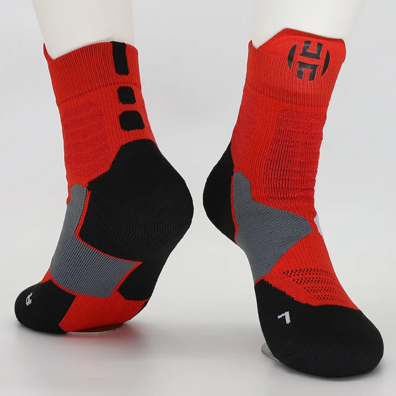 Высококачественные велосипедные носки мужские женские дышащие баскетбольные беговые футбольные носки спортивные носки для спортзала походные велосипедные носки Coolmax - Цвет: 18