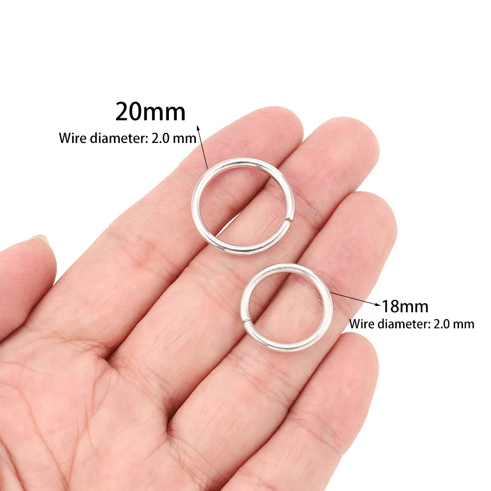 Rose Gold Open Jump Rings - Jewelry Making Connectors (Bulk Pack)