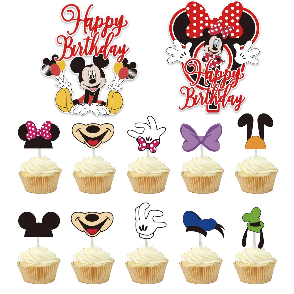 verkoudheid Intiem Verlichting Een Set Mickey Mouse Taart Decoreren Leveringen Disney Minnie Partij  Decoratie Verjaardag Decoratie Cake Topper Bakken Tools|Taartversieringen|  - AliExpress
