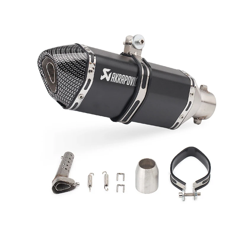 DB killer Akrapovic Мотоцикл выхлопная труба глушитель для мотоцикла Escape для 2008 Echapement Moto Vespa GTS 300 Er6F Honda Cb190R
